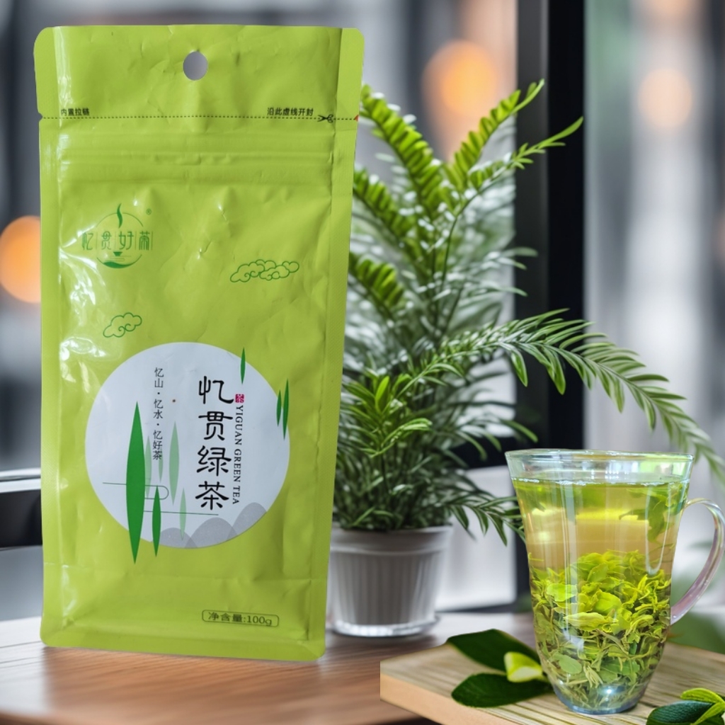   忆贯口粮茶【日照绿茶春茶】新茶 浓香型 板栗香 100克/袋