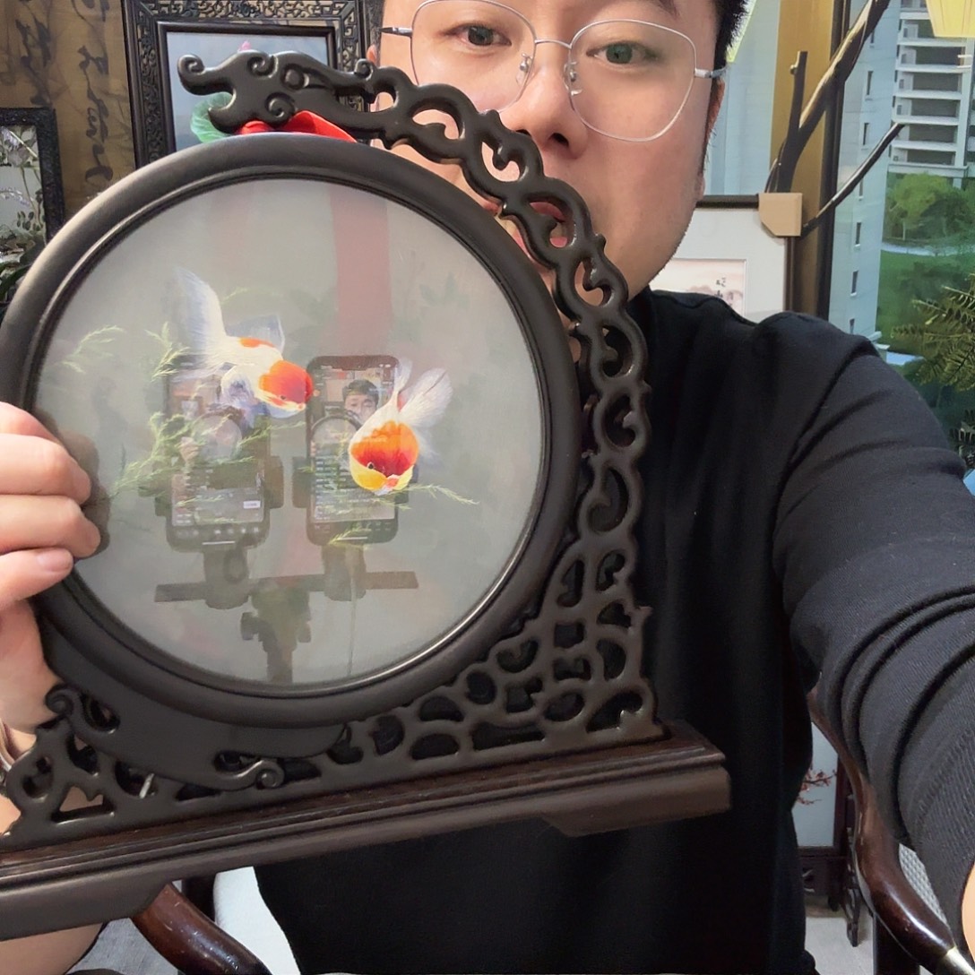织绣纯手工苏绣鸿运当头