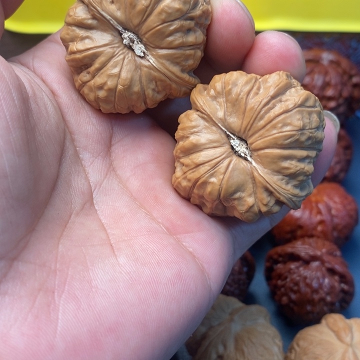 尚***文文玩核桃把件南瓜文