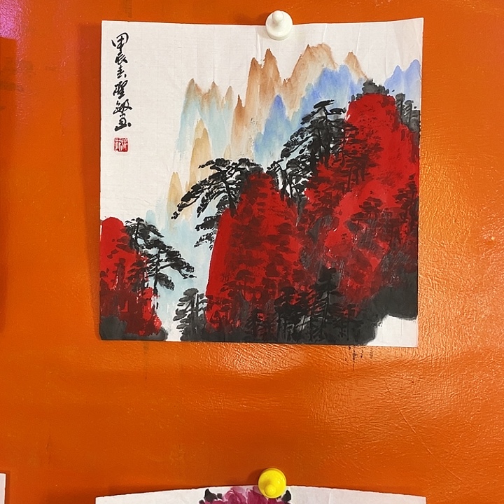 国画张圣敏先生纯手绘作品