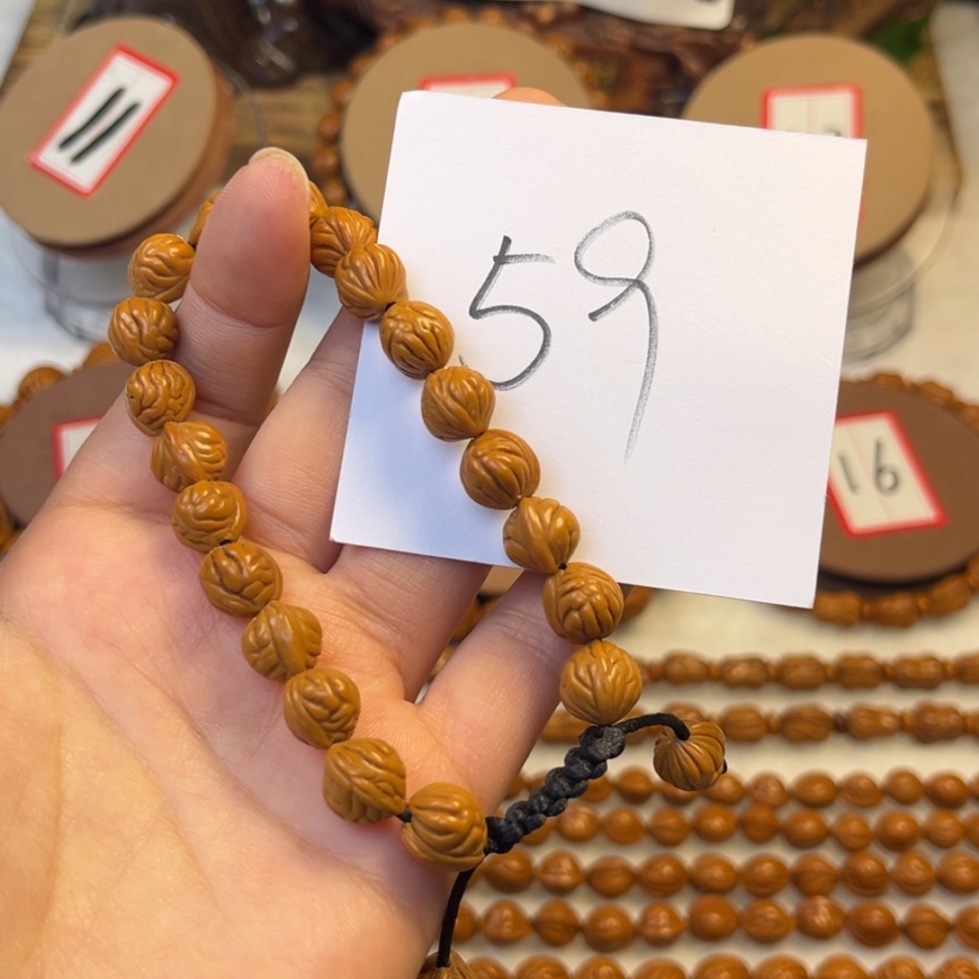 手串桃核龙纹桃核手串肚卡9小金豆