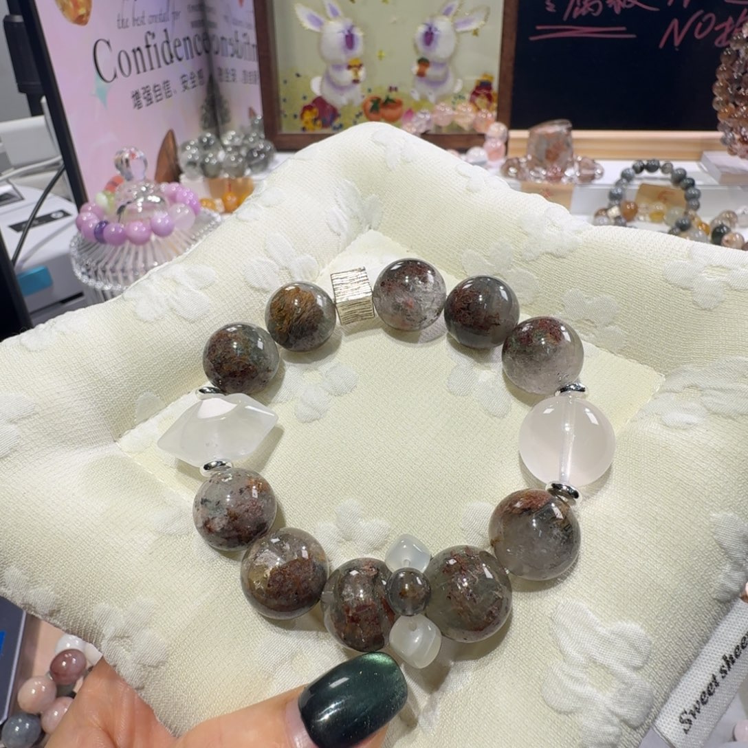 水晶未镶嵌手串新粉福利  14+咪莫奈幽灵设计款