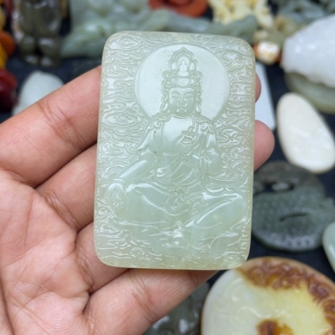 蛇纹石玉颈饰未镶嵌30