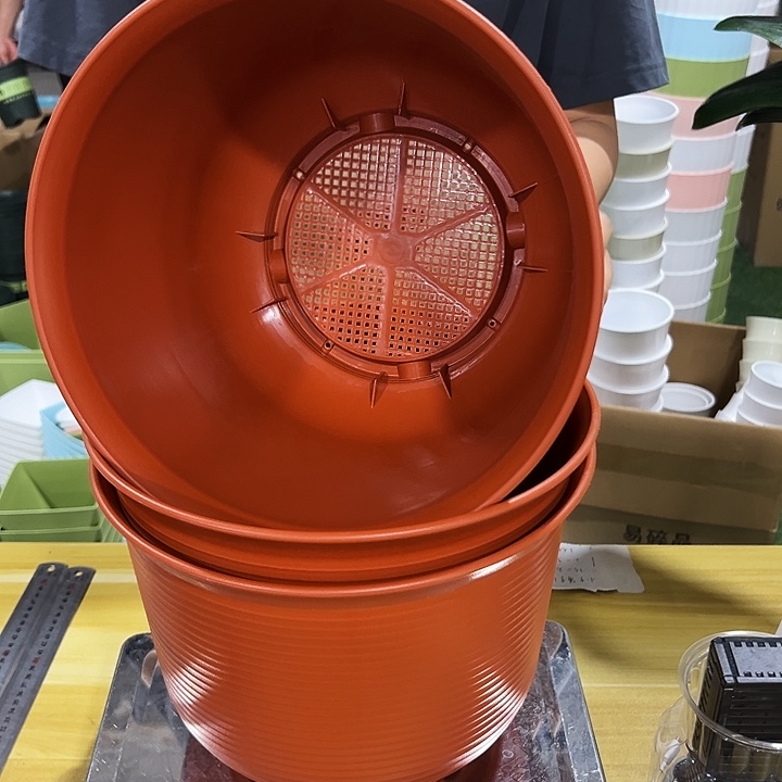 矮陶口30高21陶红无托3个