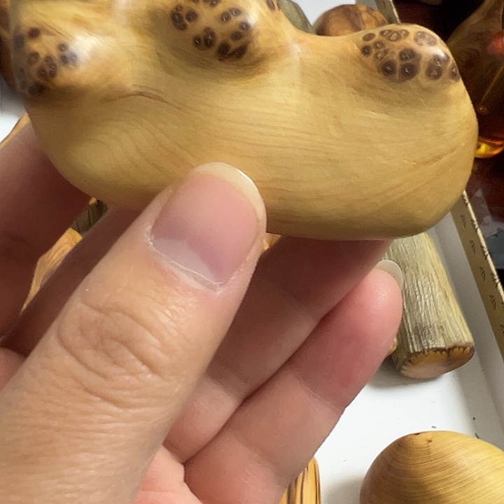 我***夫崖柏太行崖柏手把件高油