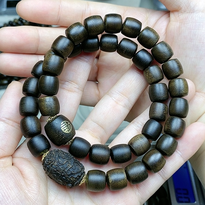 手串沉香随*越南芽庄白棋楠