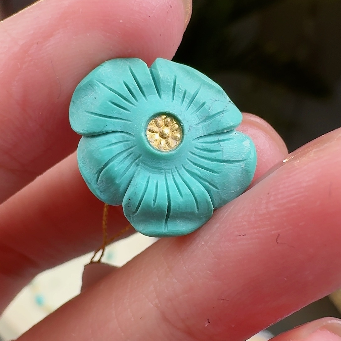 绿松石珠宝奇石未镶嵌