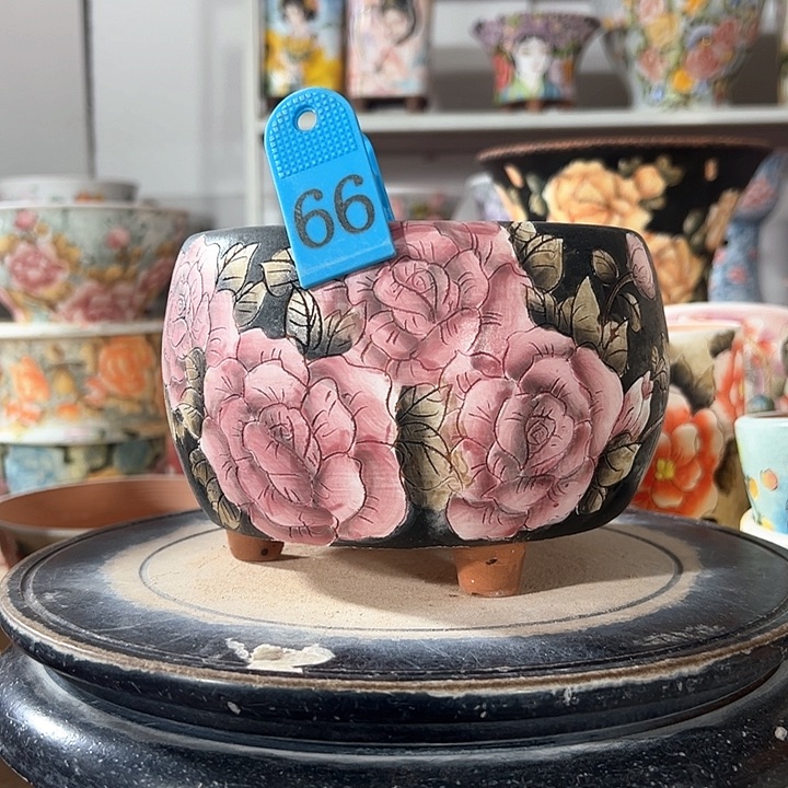 满39.9包邮景德镇手绘花盆