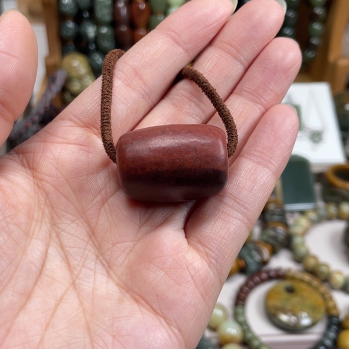 【闪购商品】岫岩河磨玉（透闪石质玉）挂件未镶嵌