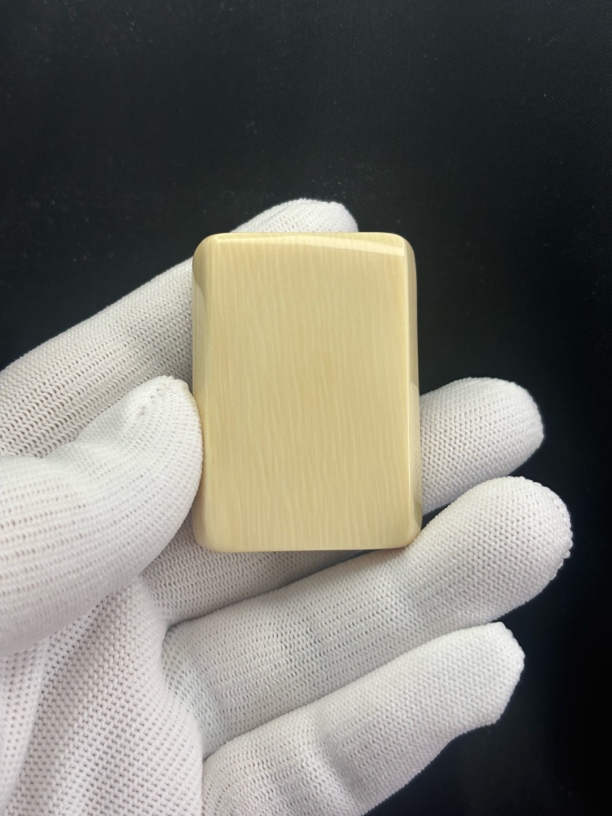 A0111天然猛犸牙黄金皮平安无事牌 全品无暇 支持鉴定 假一罚四