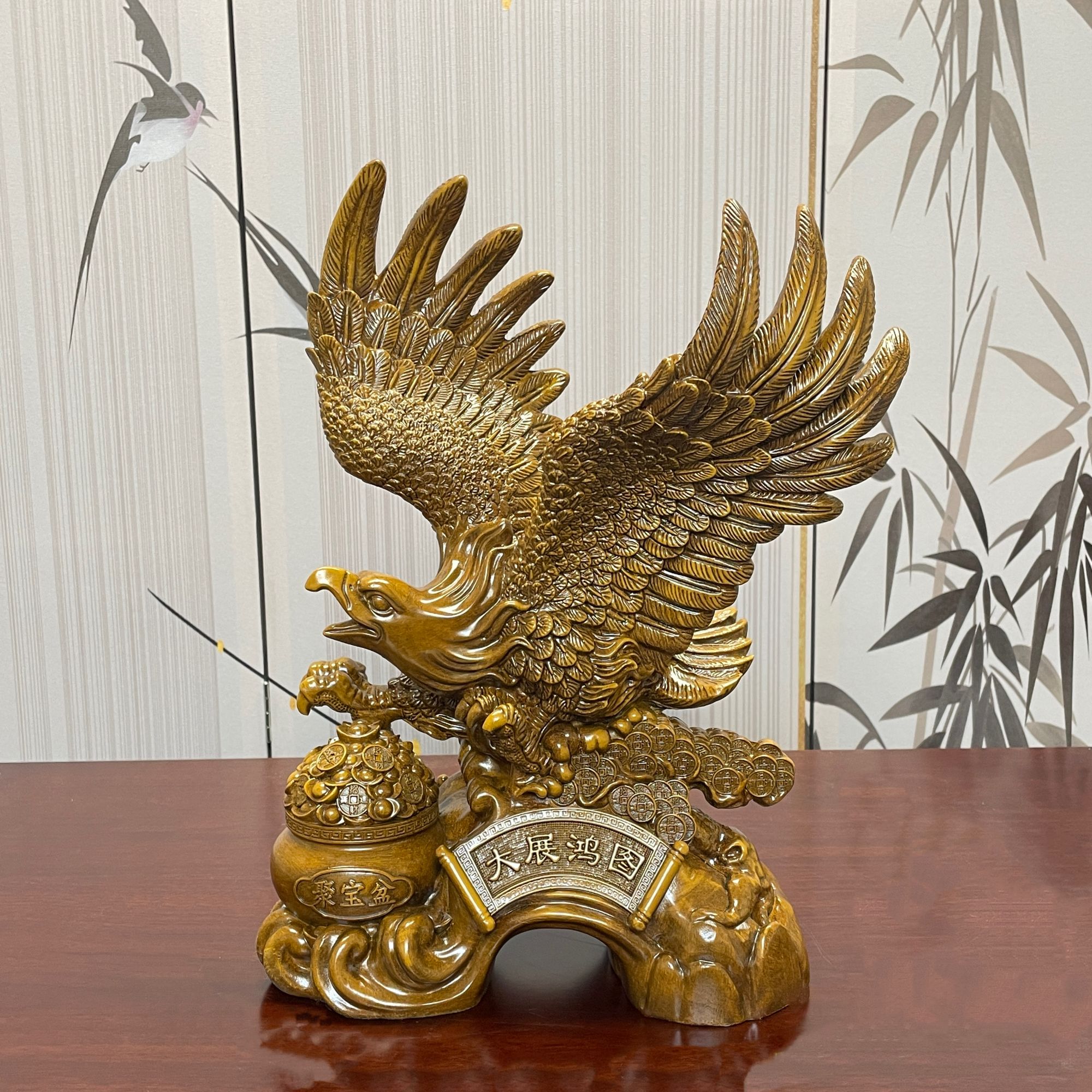 福利大展宏图老鹰摆件家居办公室桌面摆设