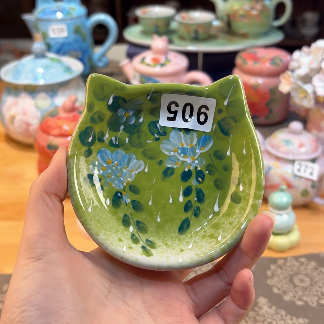 景德镇手绘高温釉下彩陶瓷茶具