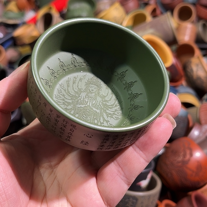 紫砂茶杯全手工紫砂主人杯