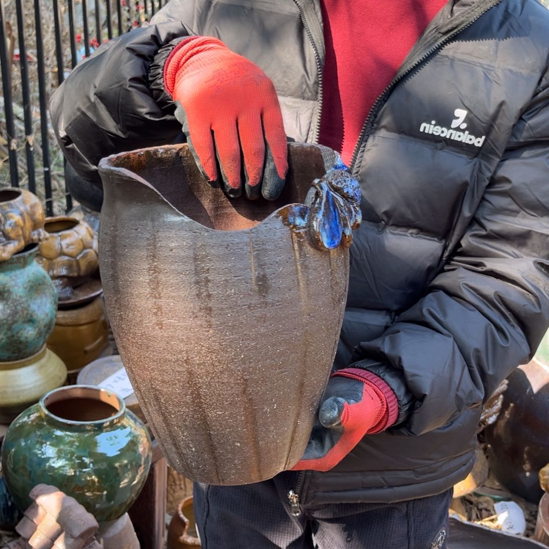 红陶高27口20有孔