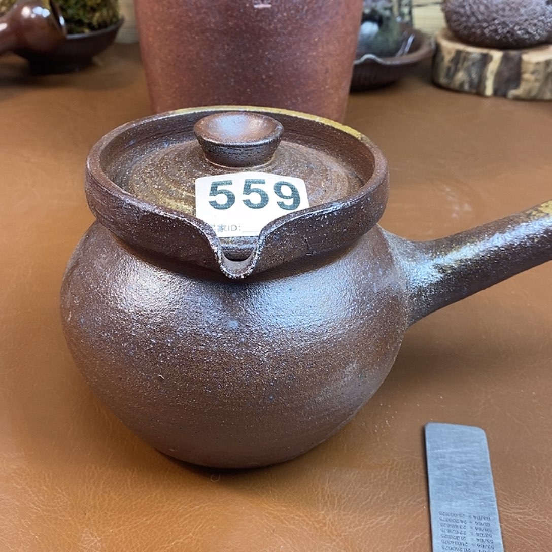 爱***果壶柴烧粗陶烤茶罐一物一拍80