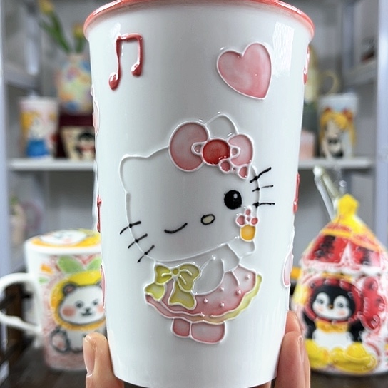 手绘陶瓷高温釉下彩陶瓷