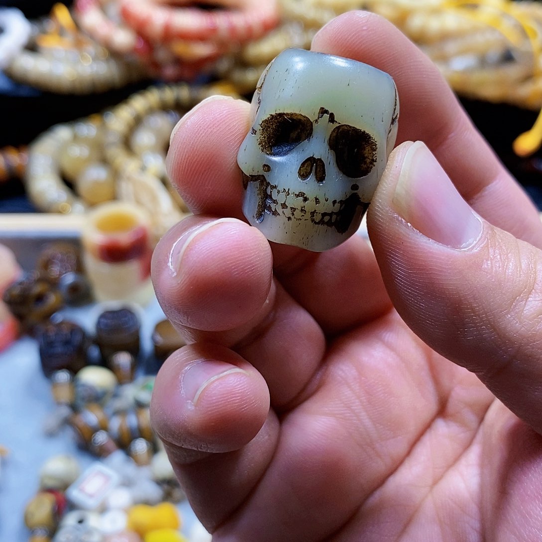 牛骨摆件手串配饰2.2