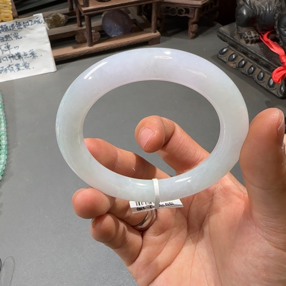 翡翠未镶嵌手镯55.7圈口