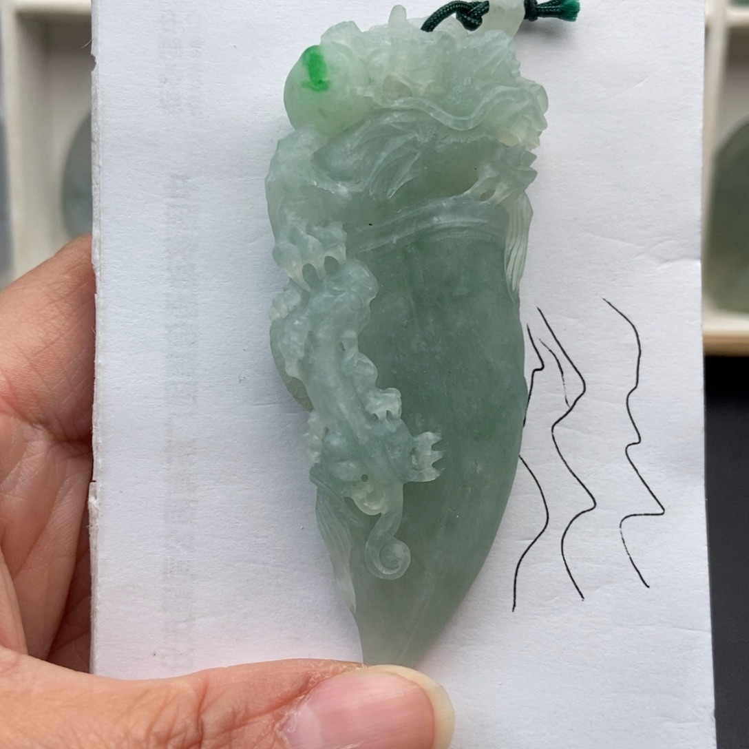 啊***额定制翡翠未镶嵌as