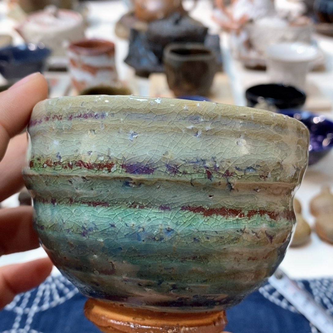 柴烧侘寂粗陶茶具