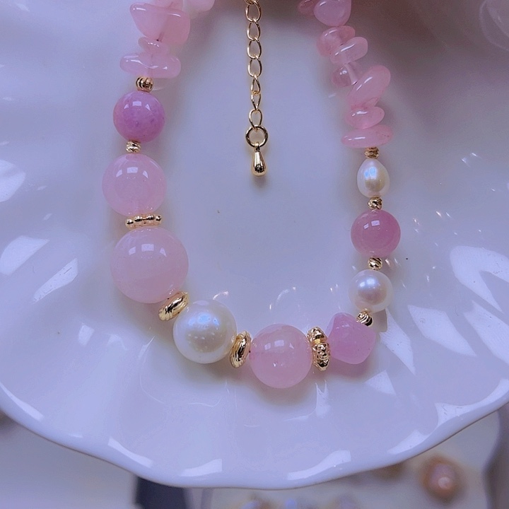 淡水珍珠手绳合金