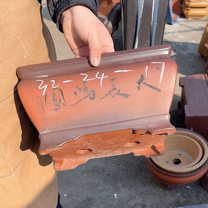 紫砂花盆紫砂等传统
