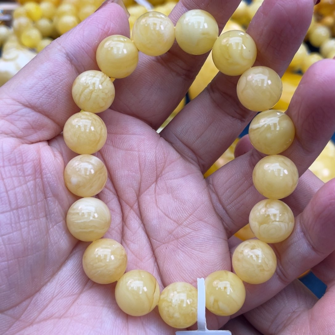 琥珀裸石未镶嵌琥珀蜜蜡12m m