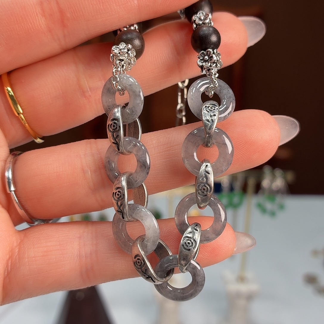 翡翠未镶嵌手链手链