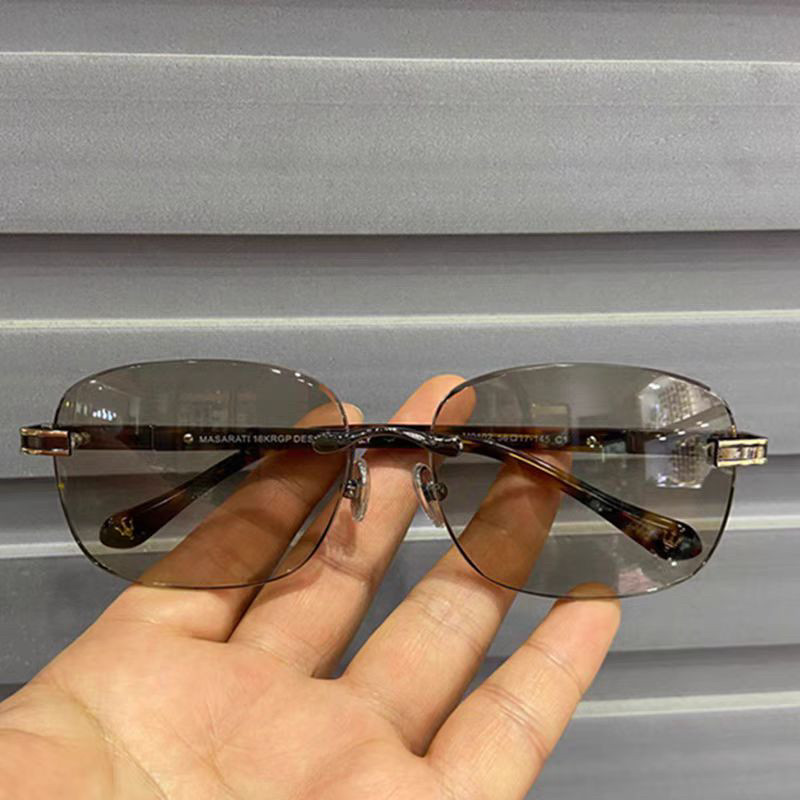 天然水晶石头镜无框方圆款四季开车眼镜