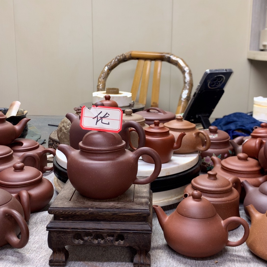 正***堂紫泥茶壶半手工制作170 C