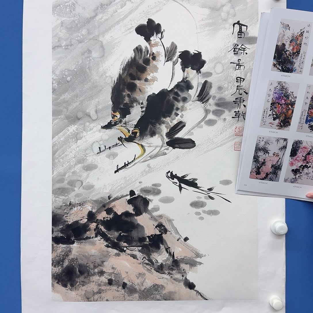 国画多次参加国内外大型画展