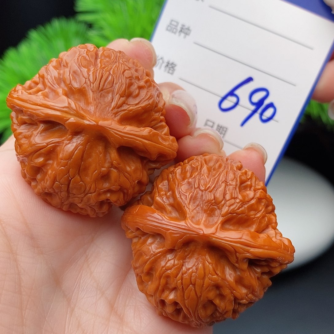 文玩核桃把件42宫灯690