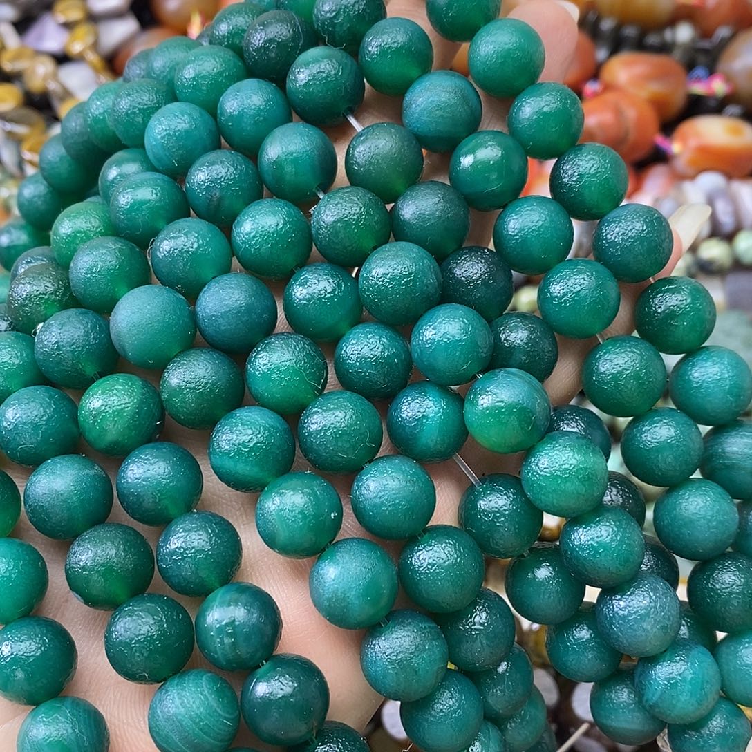 玛瑙/玉髓未镶嵌珠宝半成品卡十二橘皮玛瑙一条