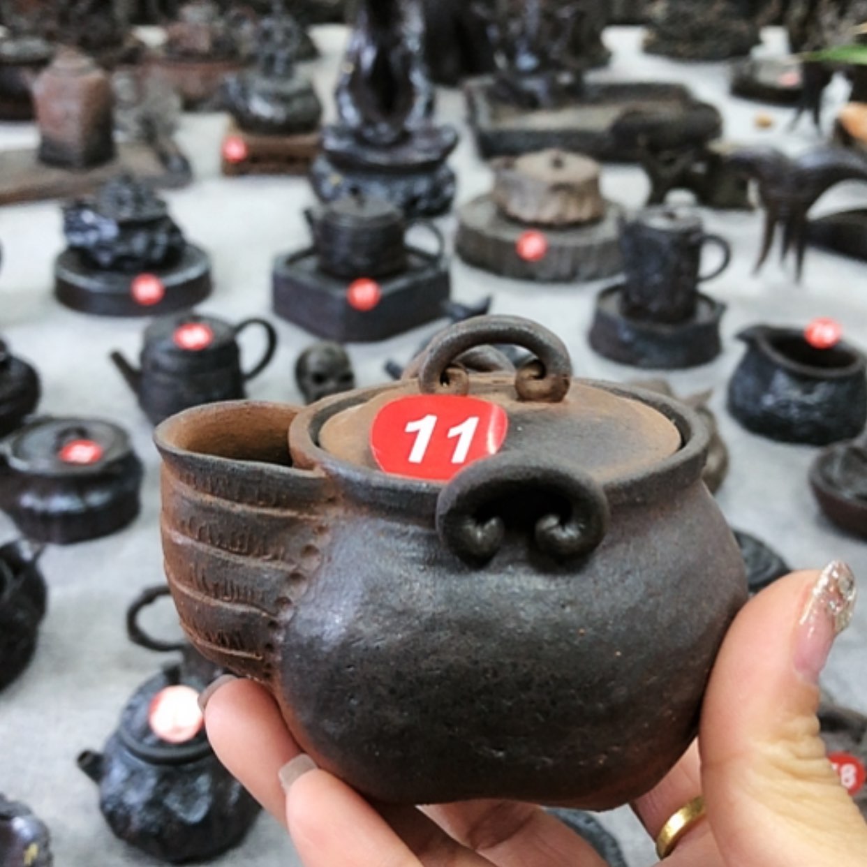 【闪购商品】杯福利全手捏柴烧茶器