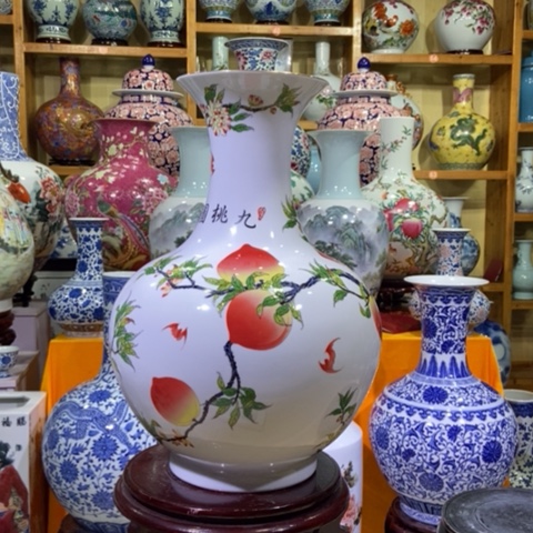 瓶景德镇陶瓷花瓶摆件