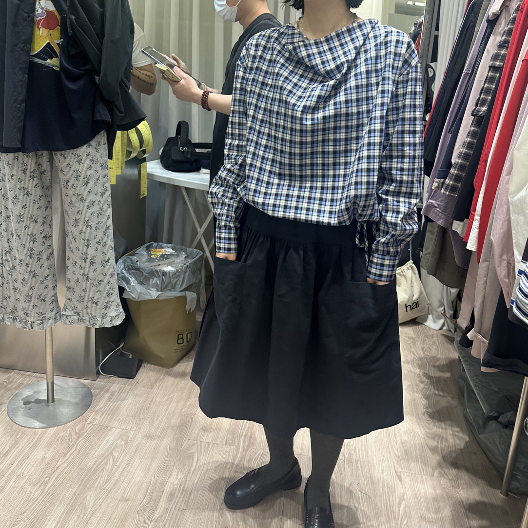 【橘子家】东大门-Arc工装口袋休闲半裙显瘦秋季新款