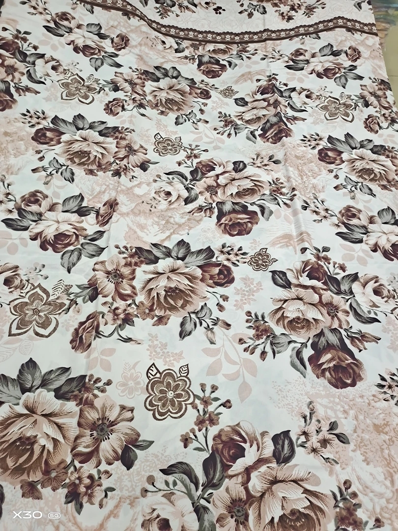 （007）加厚布头 咖欧花 尺寸面料主播讲解为准微瑕疵无售后