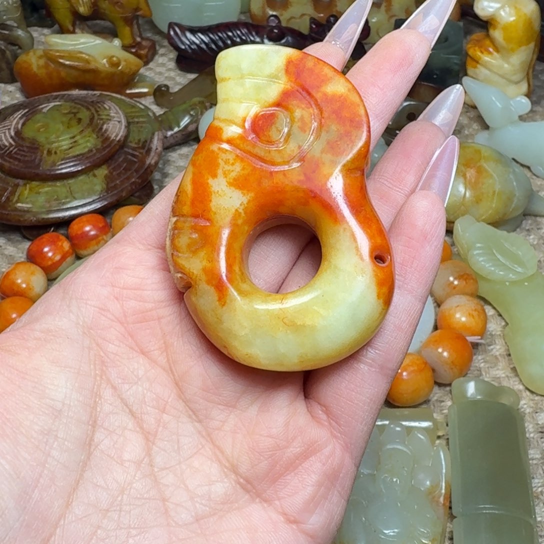 白玉菩提吊坠挂件