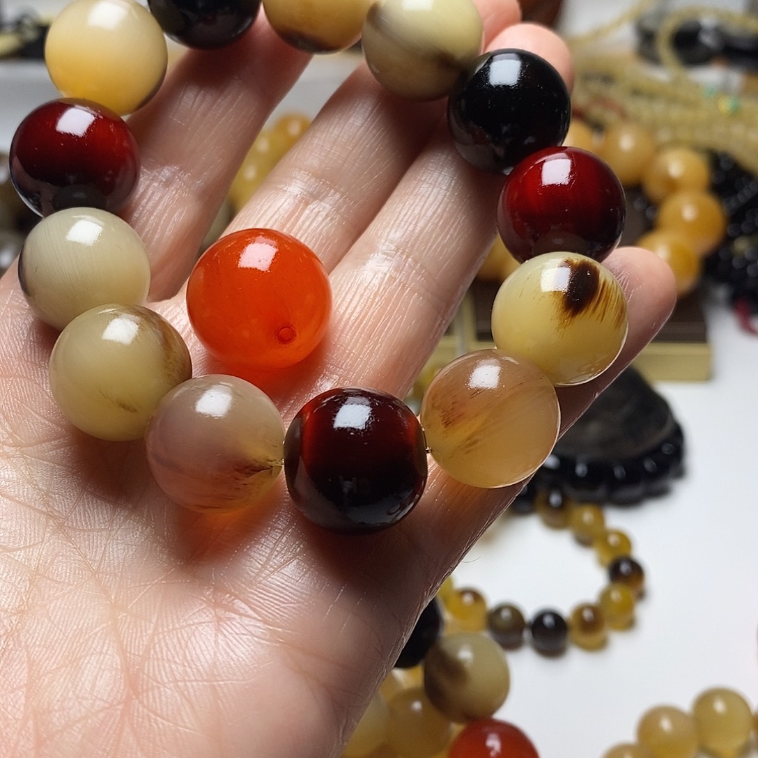 q***p石英石纯铜手串手链