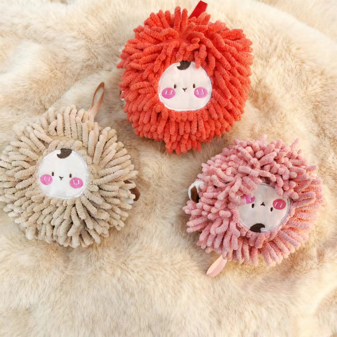 卡通擦手巾加厚毛绒