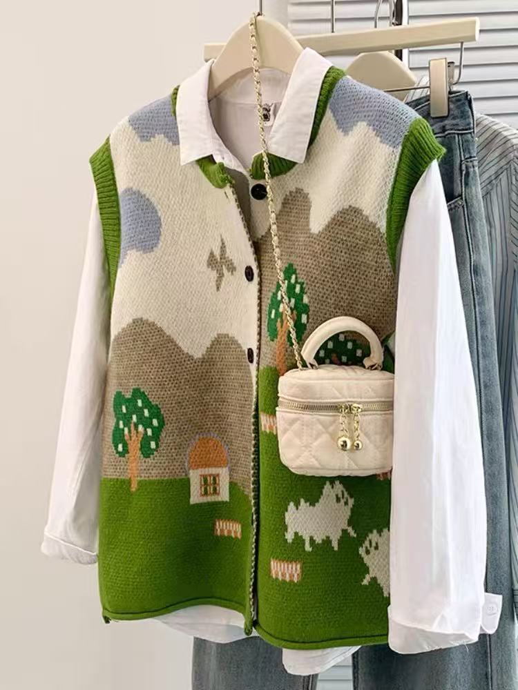 (701-800)黄有钱女装秋冬装马甲毛衣