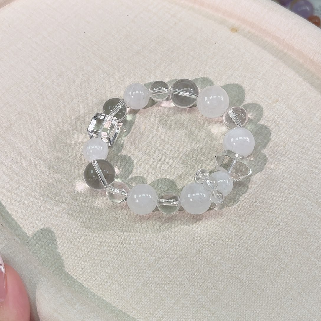 手链水晶未镶嵌雪花幽灵