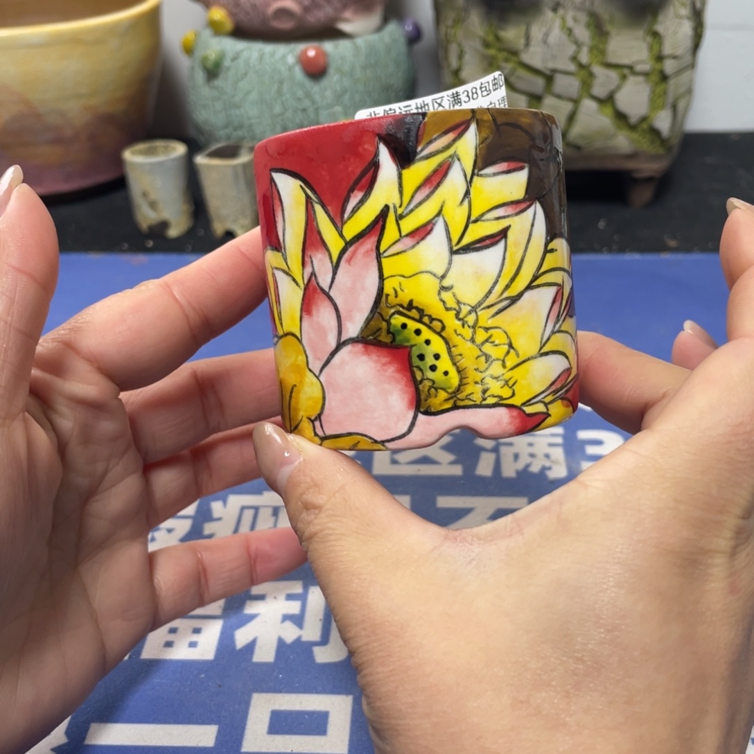 微瑕陶艺多肉花盆44