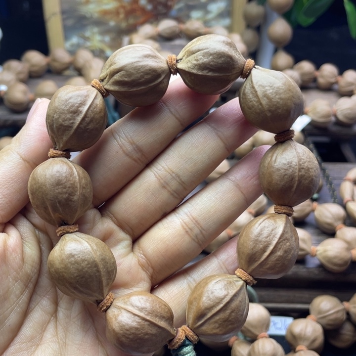 菩***下橄榄核手串/手链008-22.25