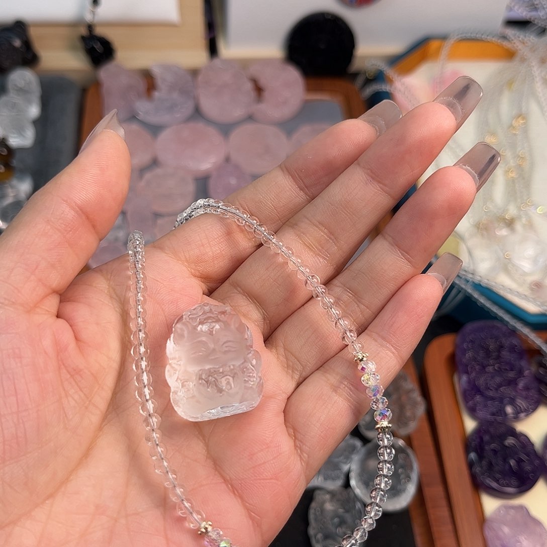 水晶珠宝半成品未镶嵌雪*.82