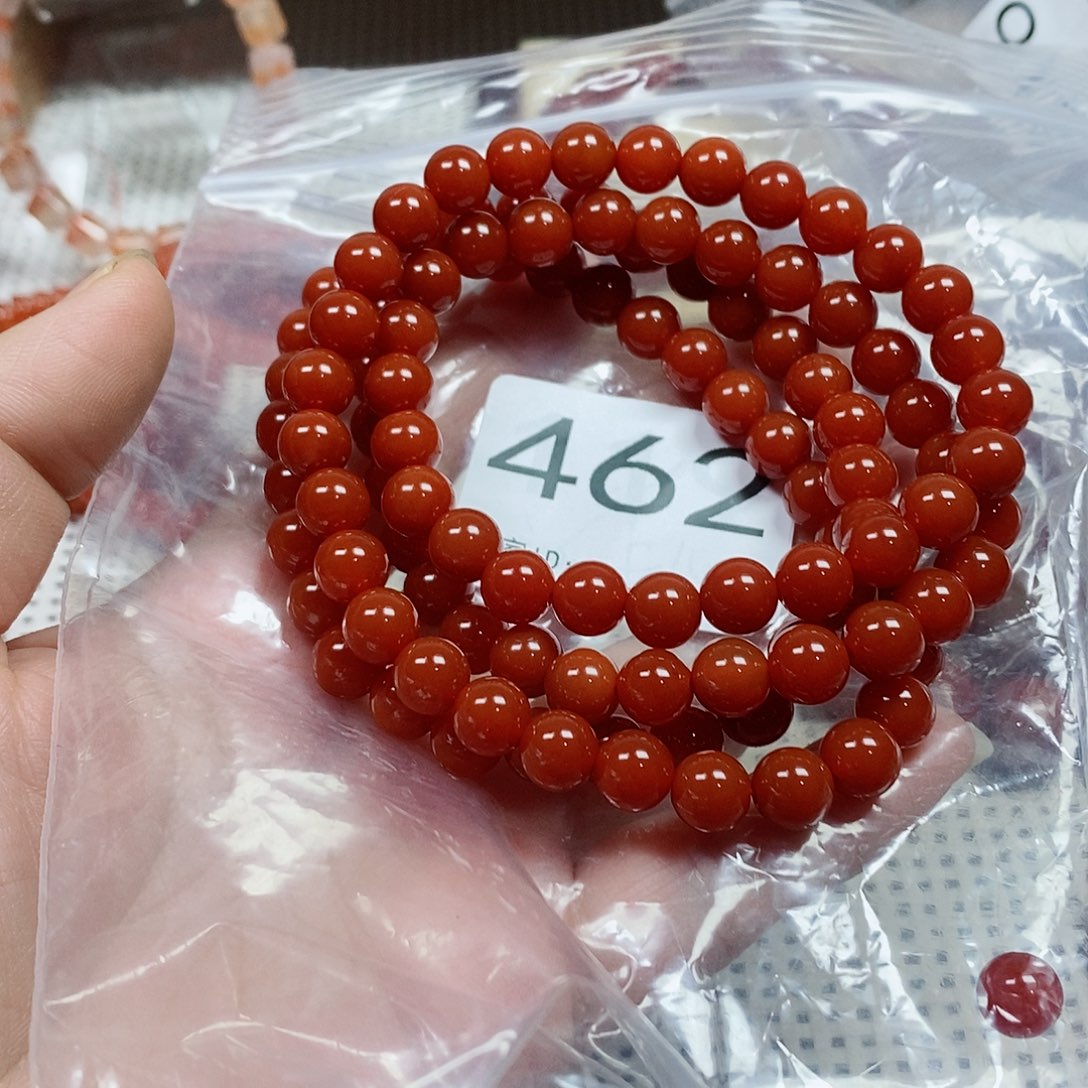 *****南红玛瑙未镶嵌多圈卡8