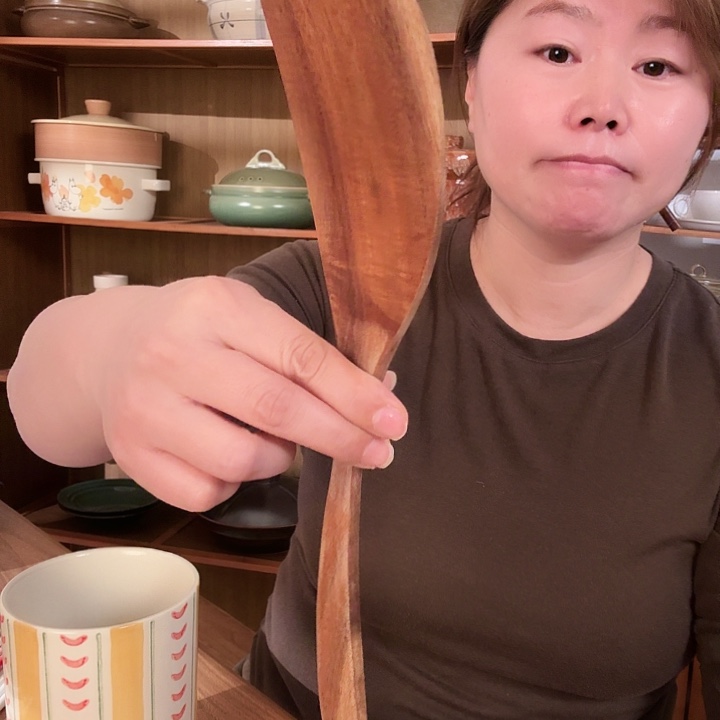 相思木炒菜铲子没有油漆