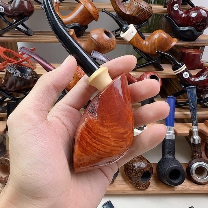 哥***谜石楠木小元宝烟斗无配件