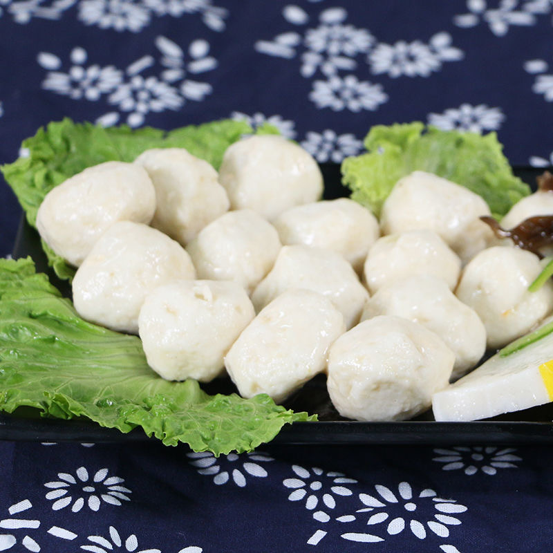 大别山蕲州正宗手工鱼丸500克/袋火锅美味鲜嫩弹新鲜现做真材实料