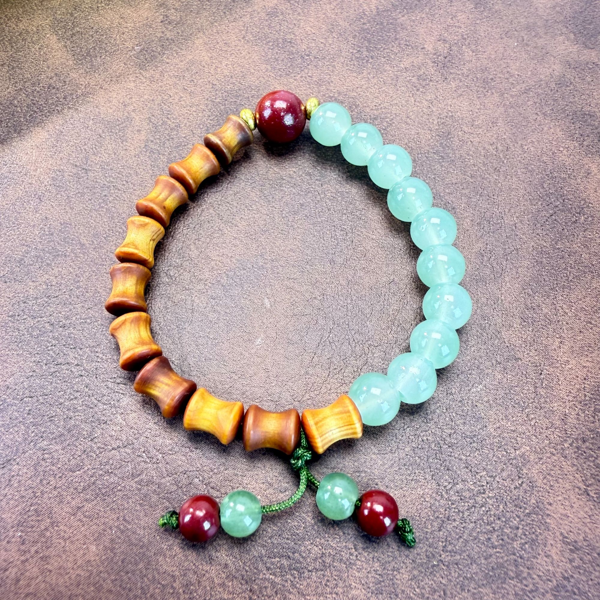 崖柏 6mm 天山翠竹节半山水 手串 手链【无礼盒】